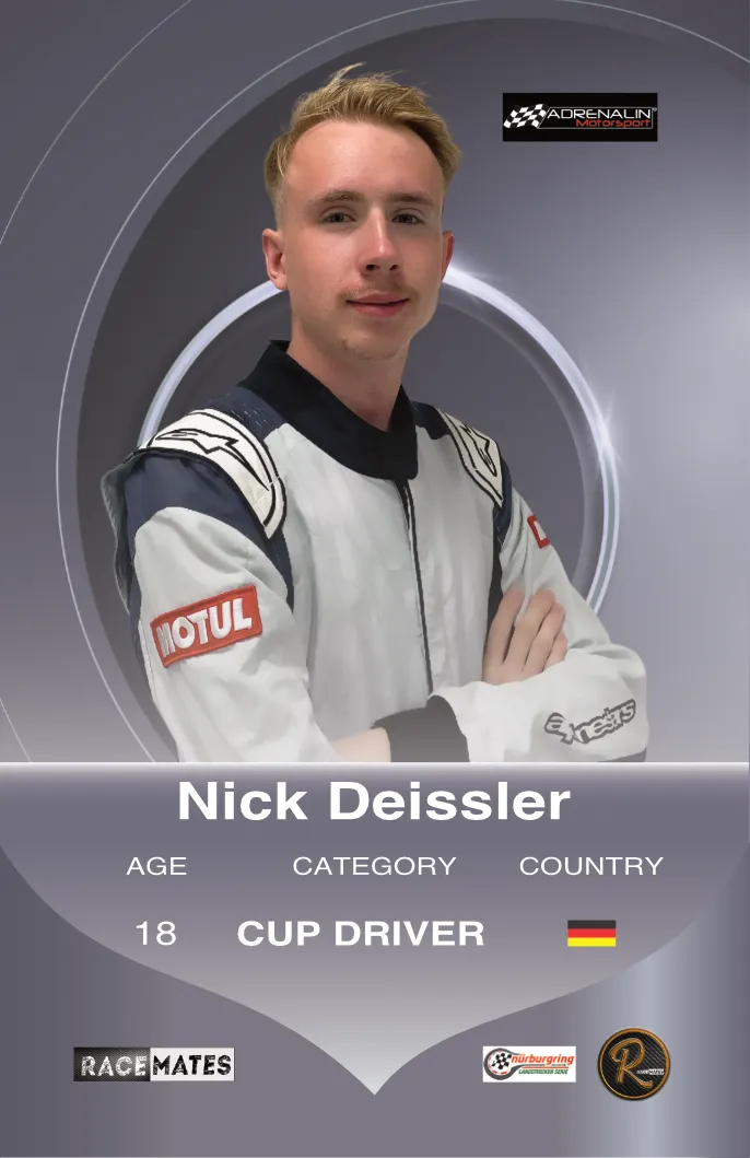Racemates Nick Deissler carte à collectionner NFT