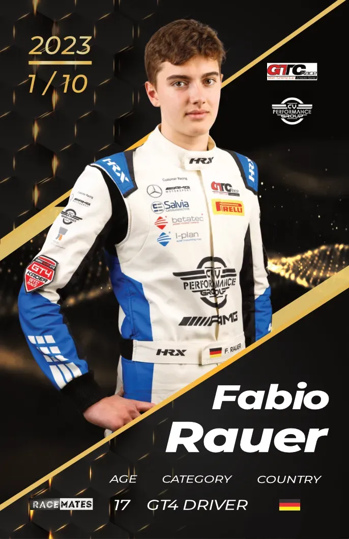 RACEMATES Fabio Rauer carte à collectionner blockchain
