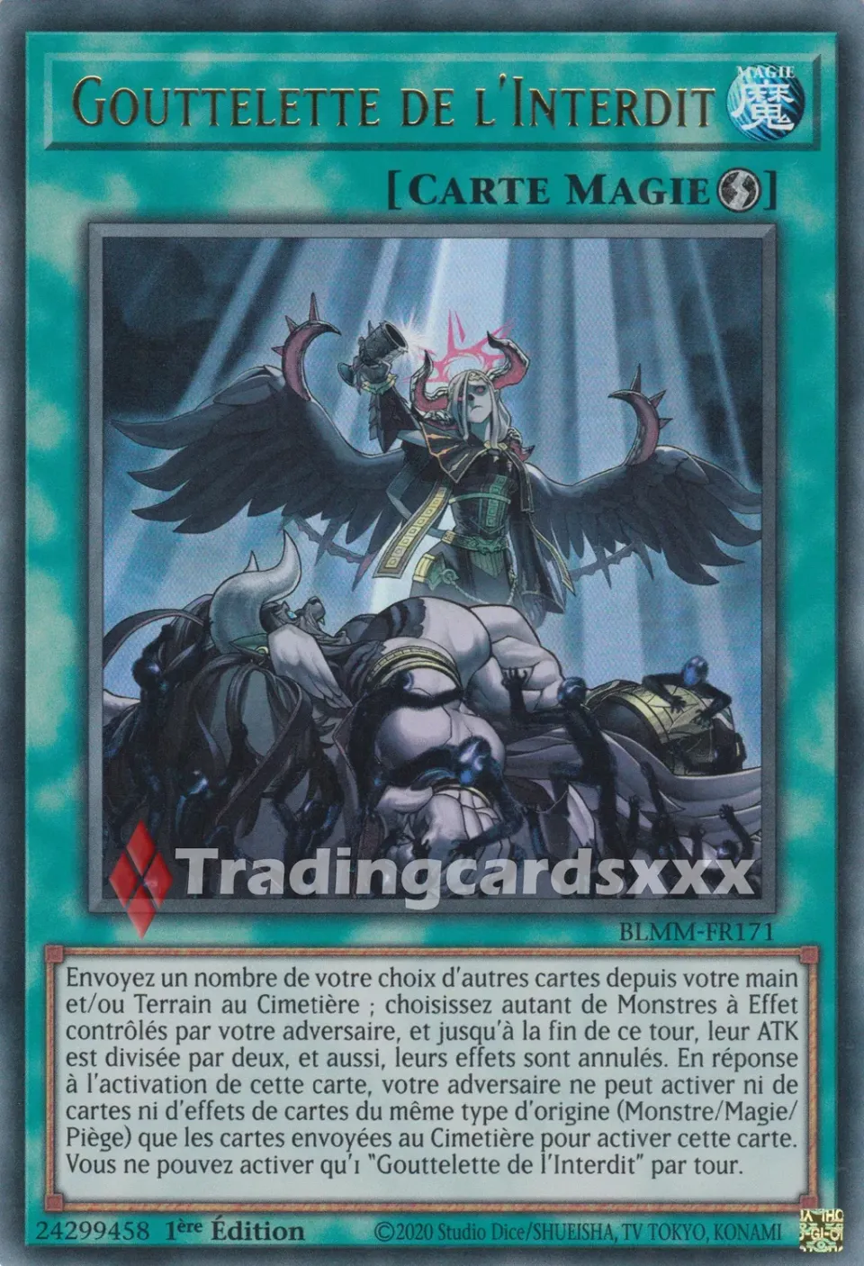 Yu-Gi-Oh! Tumulte des Monstres Gouttelette de l'Interdit BLMM-FR171 Ultra Rare