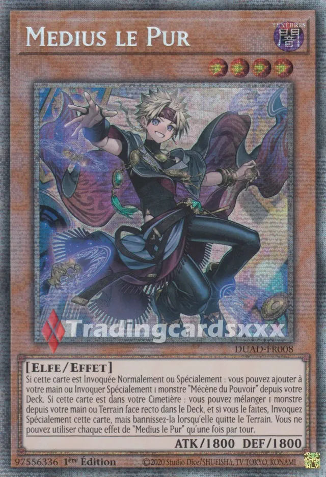 Yu-Gi-Oh! Medius le Pur DUAD-FR008 carte française