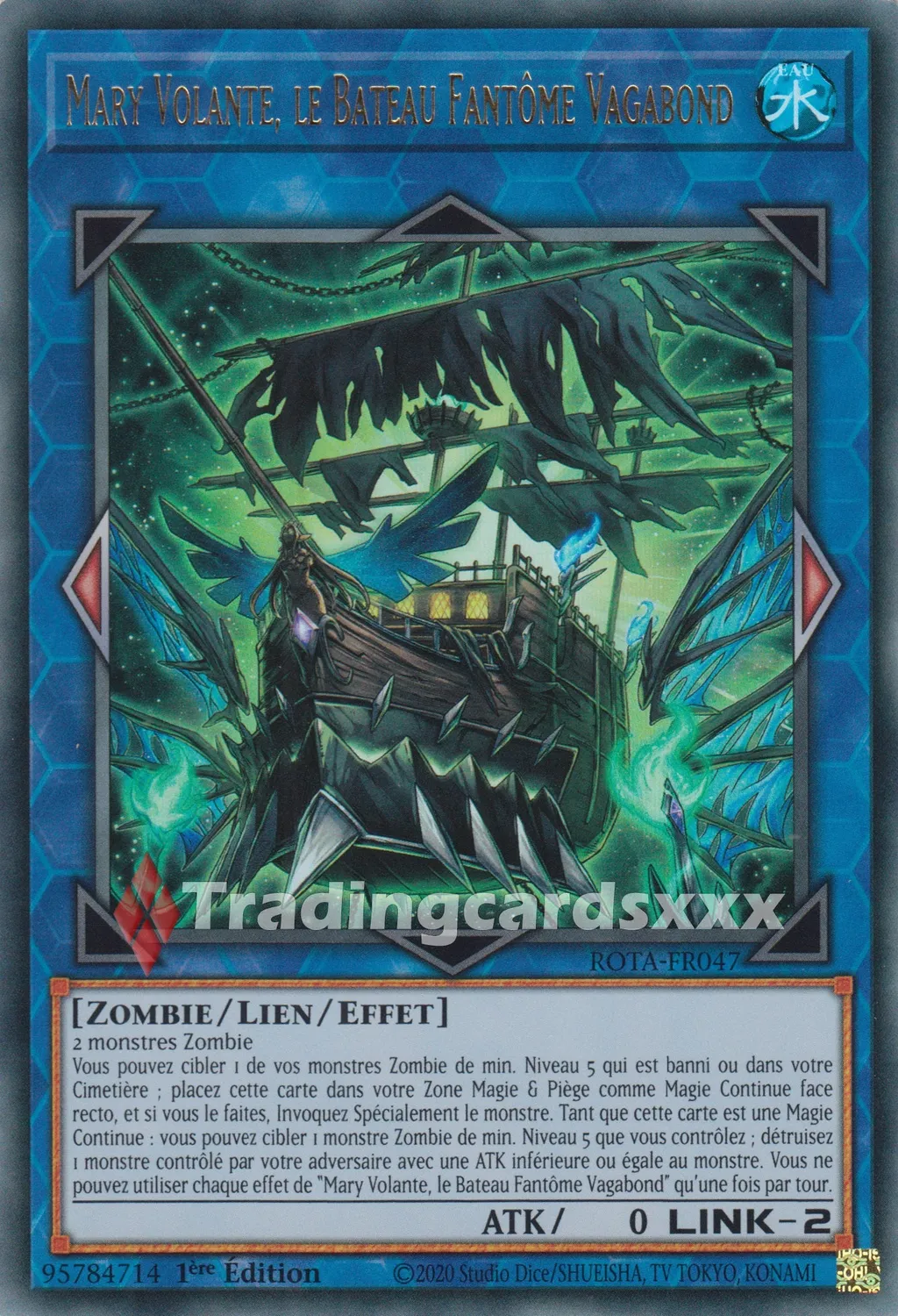 Yu-Gi-Oh! Mary Volante le Bateau Fantôme Vagabond Carte à l'unité