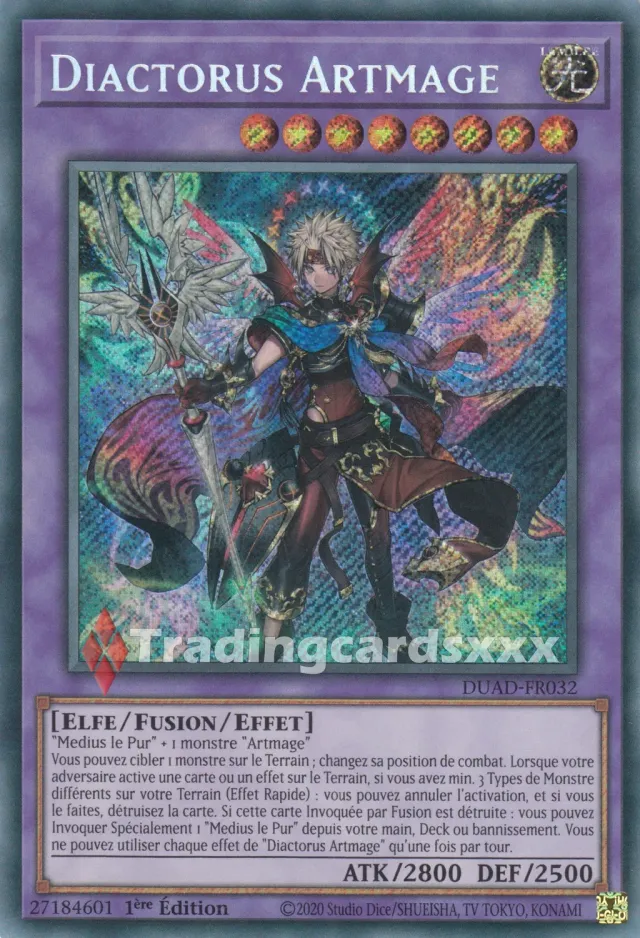 Yu-Gi-Oh! Diactorus Artmage carte à l’unité DUAD-FR032