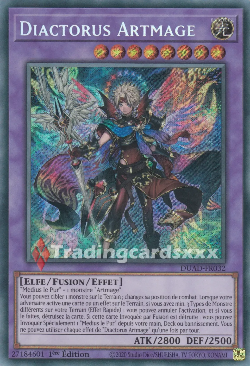 Yu-Gi-Oh! Diactorus Artmage carte à l’unité DUAD-FR032