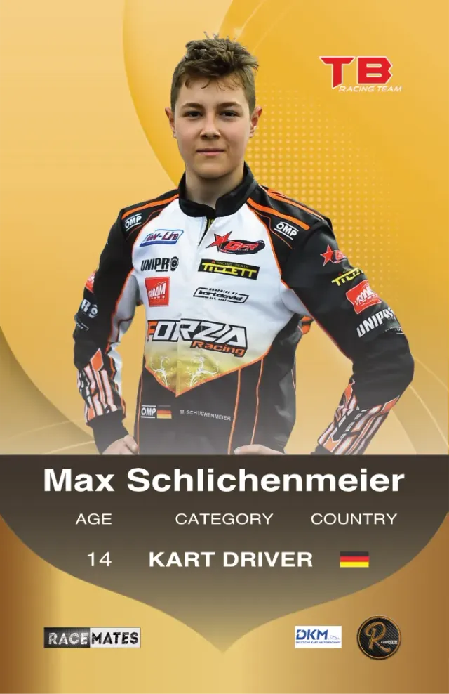 Racemates Max Schlichenmeier carte collector Kart DKM