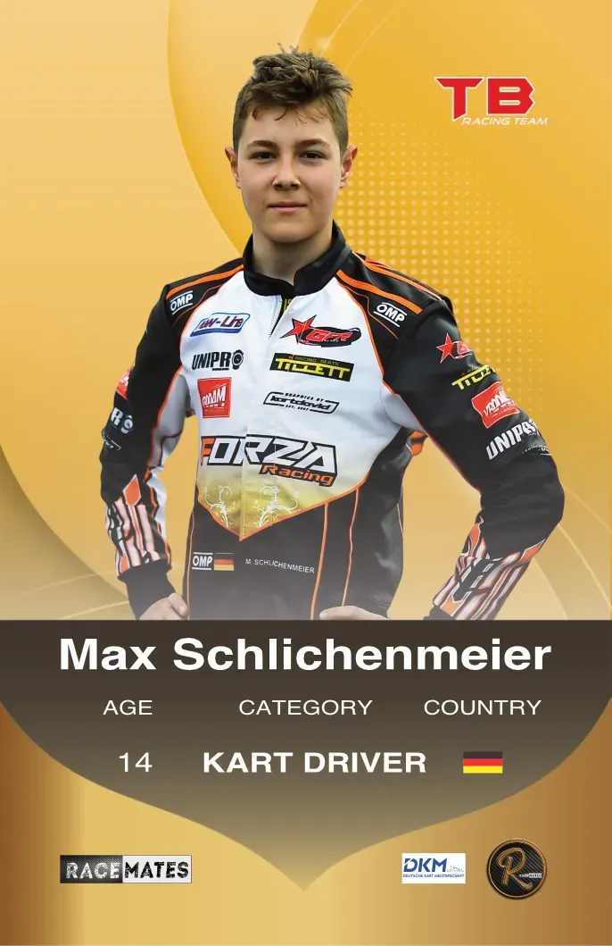 Racemates Max Schlichenmeier carte collector Kart DKM