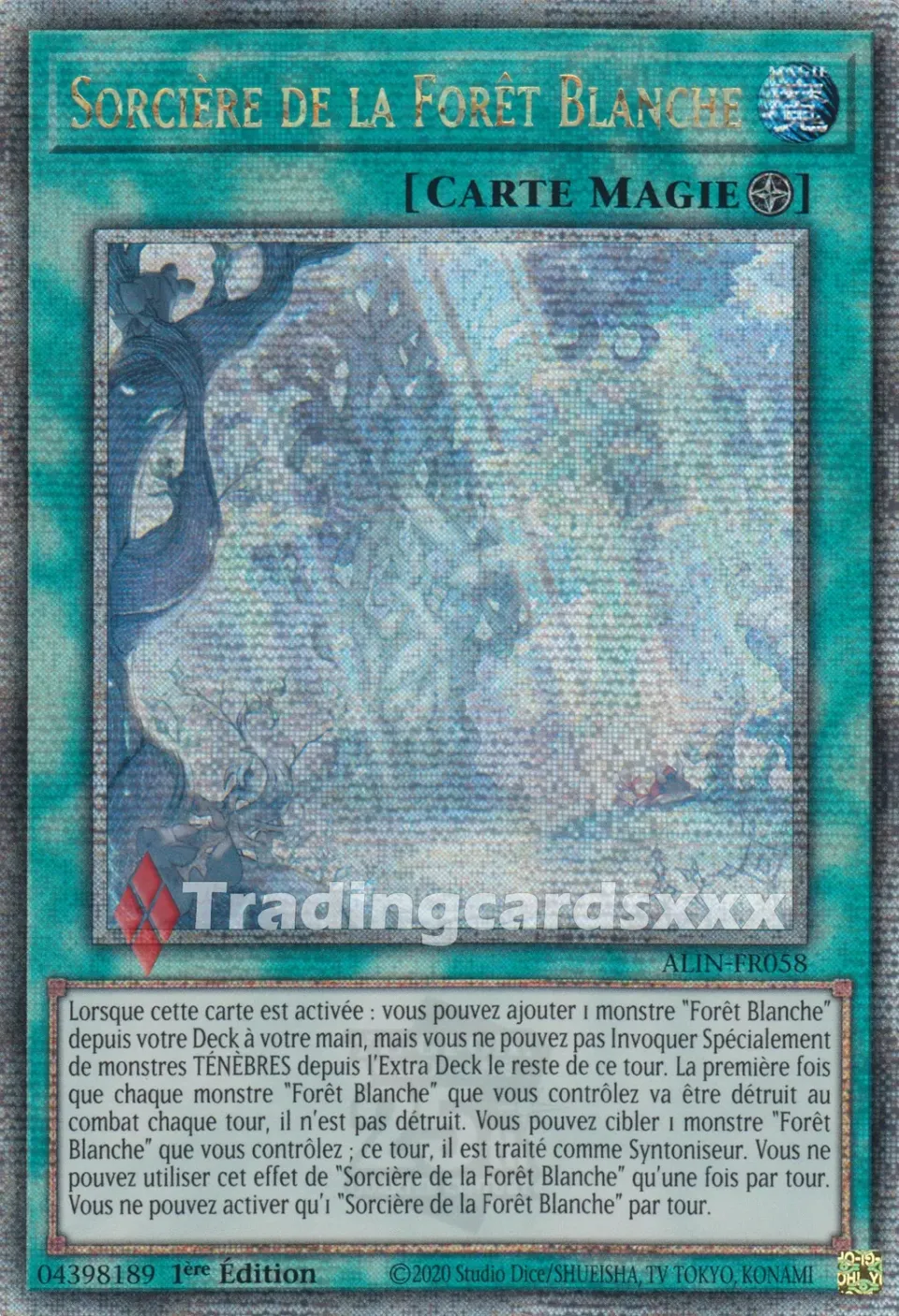 Yu-Gi-Oh! Sorcière Forêt Blanche ALIN-FR058 carte à l'unité