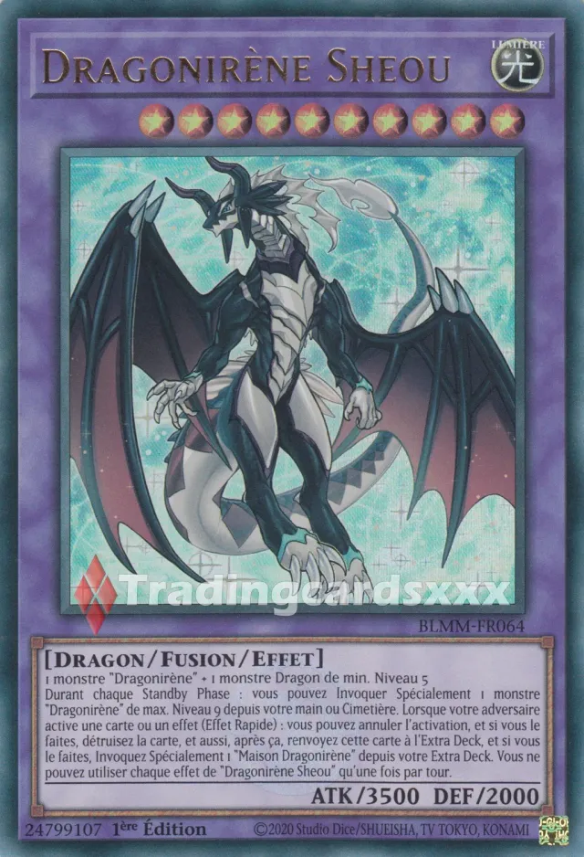 Yu-Gi-Oh! BLMM Dragonirène Sheou BLMM-FR064 Carte Ultra Rare