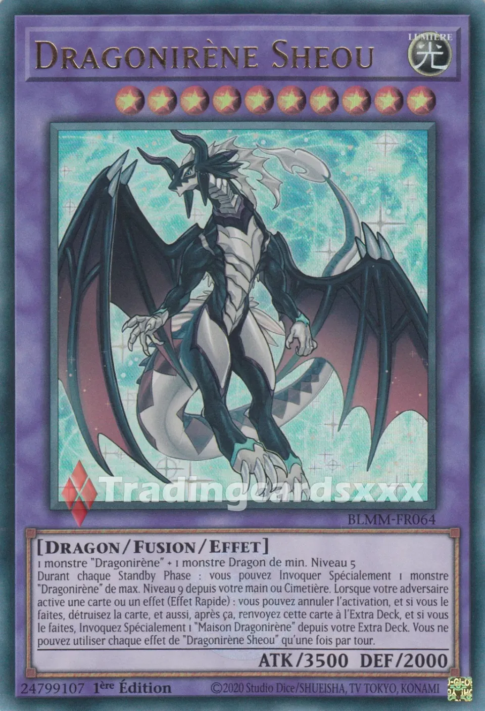 Yu-Gi-Oh! BLMM Dragonirène Sheou BLMM-FR064 Carte Ultra Rare