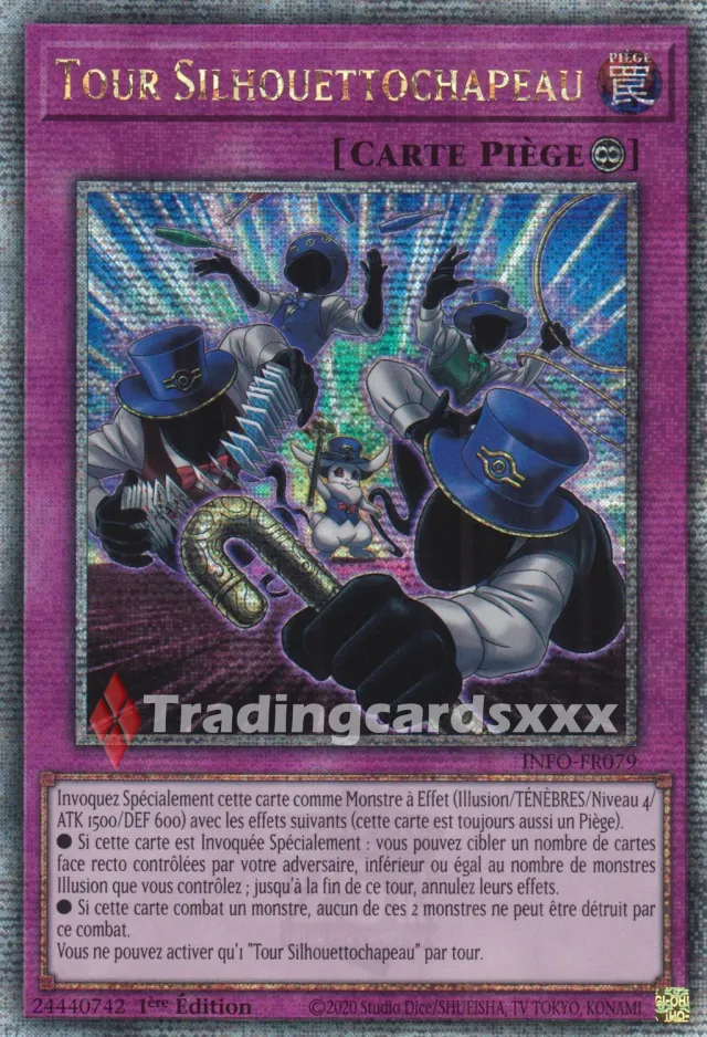 Yu-Gi-Oh! L'infini Interdit Tour Silhouettochapeau INFO-FR079 carte
