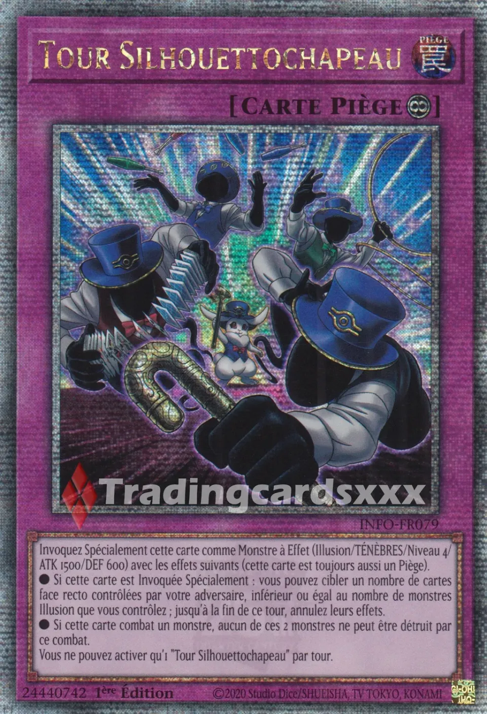 Yu-Gi-Oh! L'infini Interdit Tour Silhouettochapeau INFO-FR079 carte