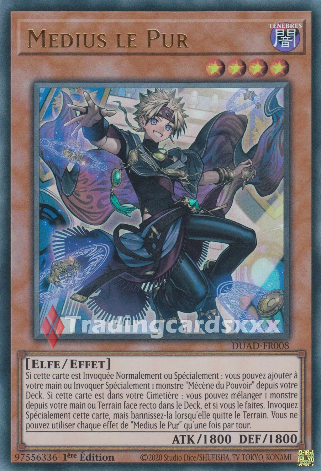 Yu-Gi-Oh! Medius le Pur DUAD-FR008 carte française