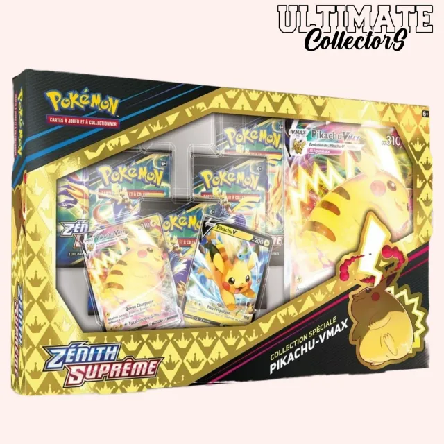 Pokémon Zénith Suprême Collection Pikachu VMAX coffret français