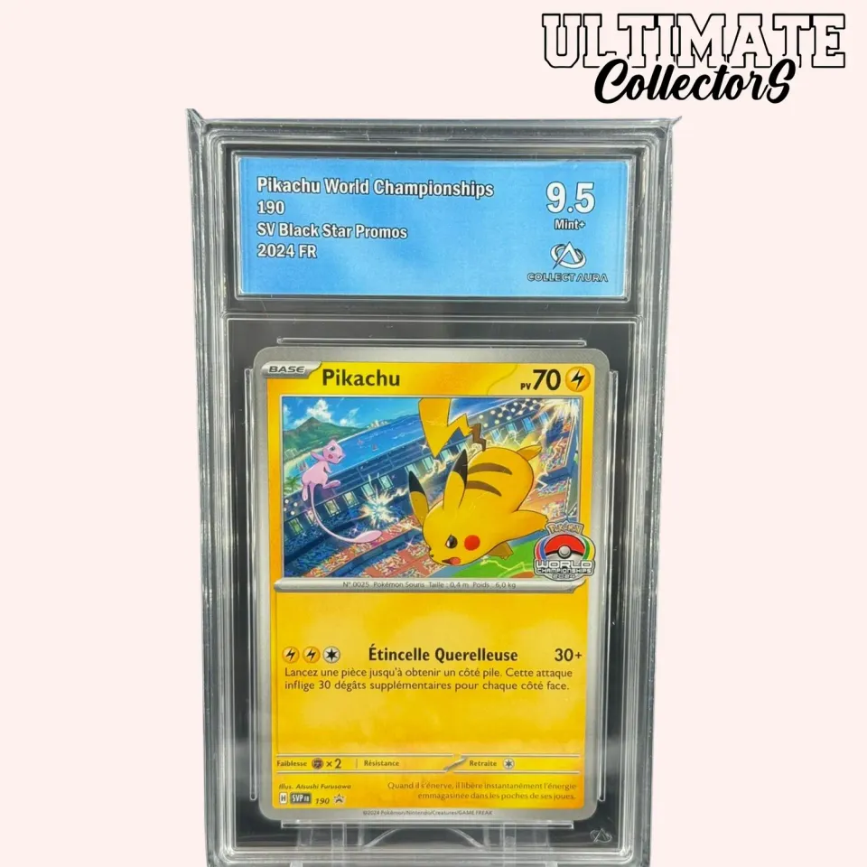 Pokémon Promo SV-P Pikachu 190/SV-P carte World Championships