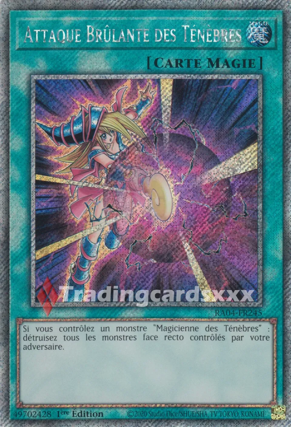 Yu-Gi-Oh! Attaque Brûlante des Ténèbres RA04-FR245 carte