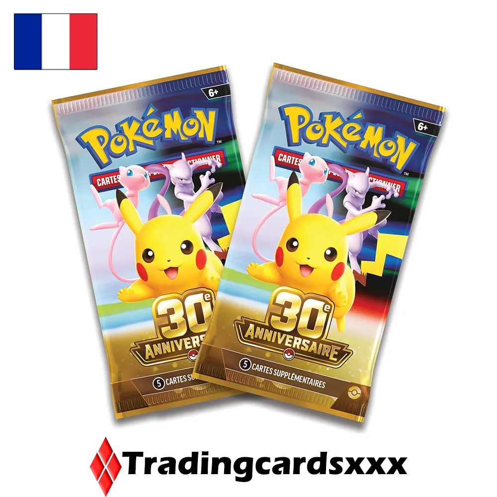 Pokémon 30e Anniversaire ME05.5 Évoli Duo Pack 2 boosters brillants