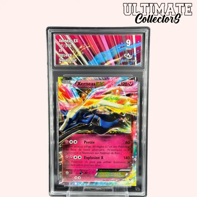 Square Cut Xerneas ex 097/146 carte gradée