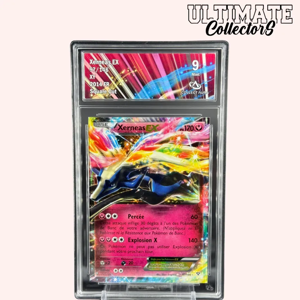 Square Cut Xerneas ex 097/146 carte gradée