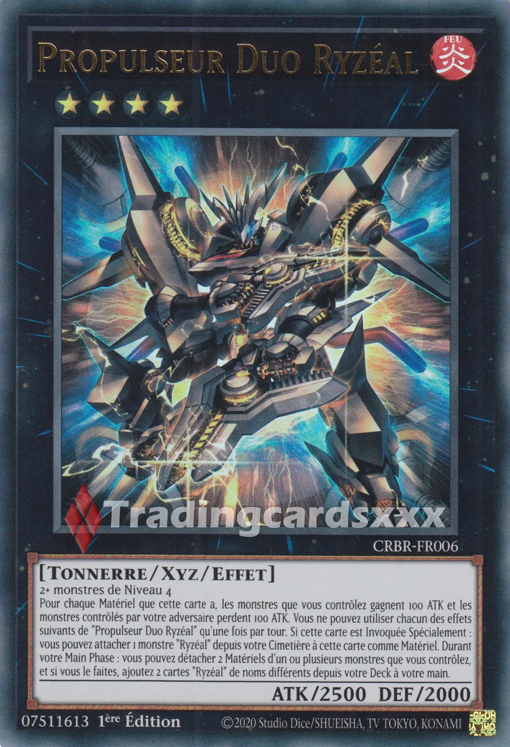 Yu-Gi-Oh! Propulseur Duo Ryzéal carte