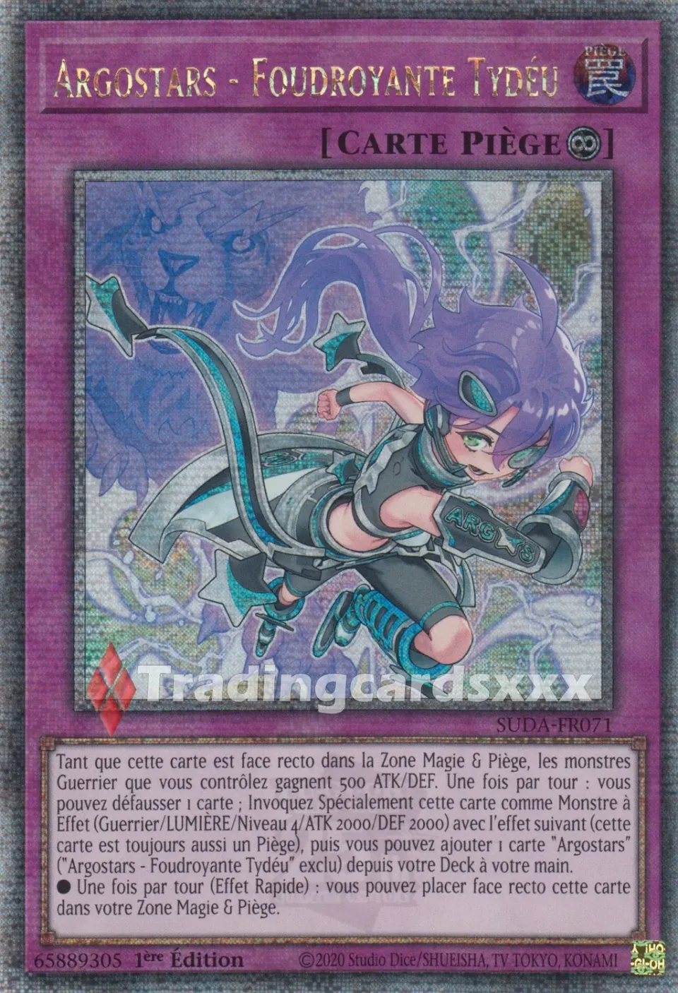 Yu-Gi-Oh! Argostars Foudroyante Tydéu SUDA-FR071 carte