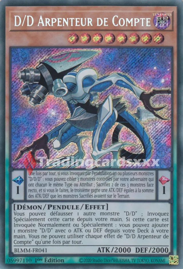 Yu-Gi-Oh! D/D Arpenteur de Compte BLMM-FR041 carte SE