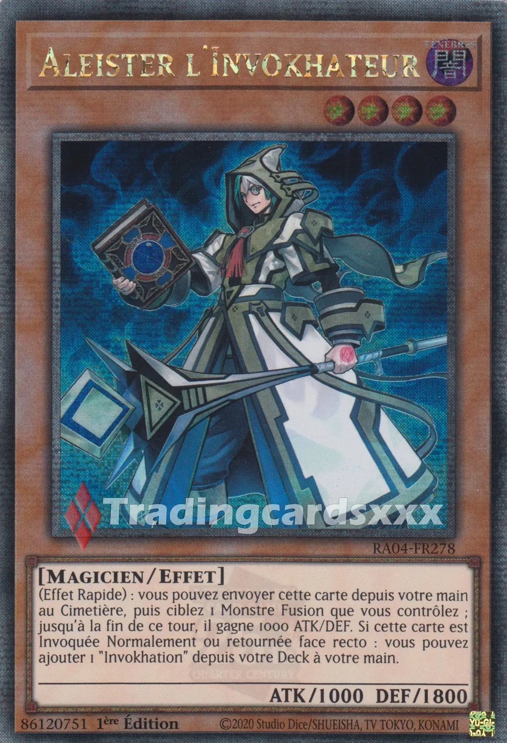Yu-Gi-Oh! Aleister l'Invokhateur RA04-FR278 carte 1ère édition
