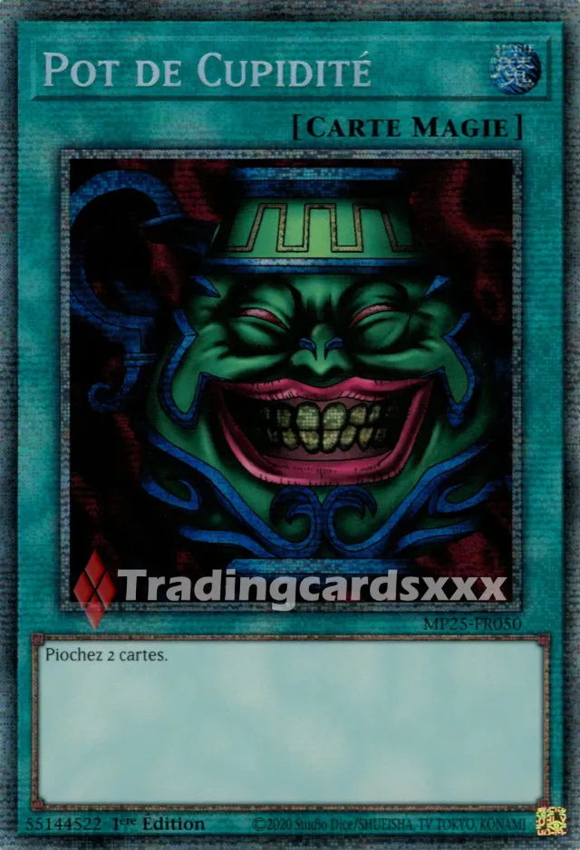 Yu-Gi-Oh! Méga-Pack 2025 Pot de Cupidité MP25-FR050 carte STAR
