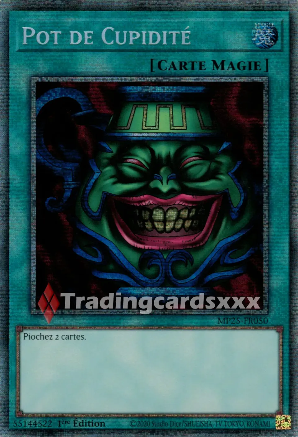 Yu-Gi-Oh! Méga-Pack 2025 Pot de Cupidité MP25-FR050 carte STAR