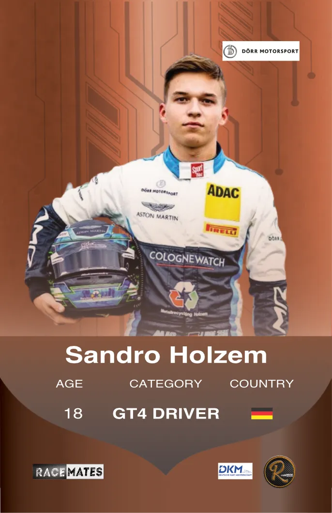 Racemates Sandro Holzem carte collector GT4