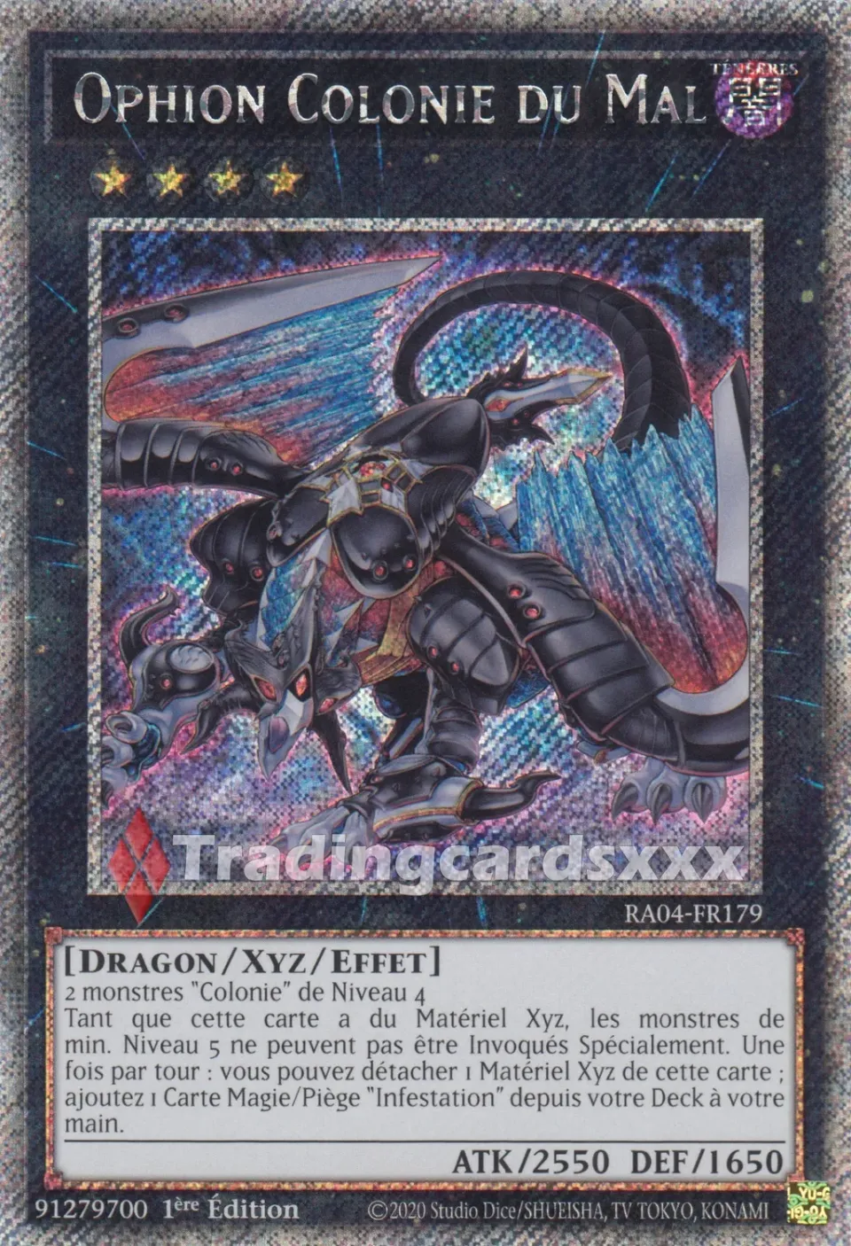 Yu-Gi-Oh! Ophion Colonie du Mal RA04-FR179 carte française