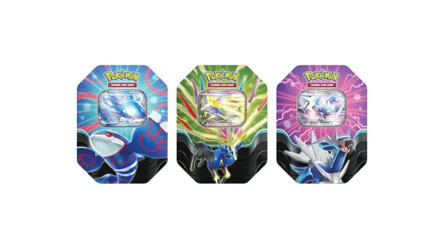 Pokémon Légendes Azur trio 3 Pokébox Kyogre Xerneas Dialga