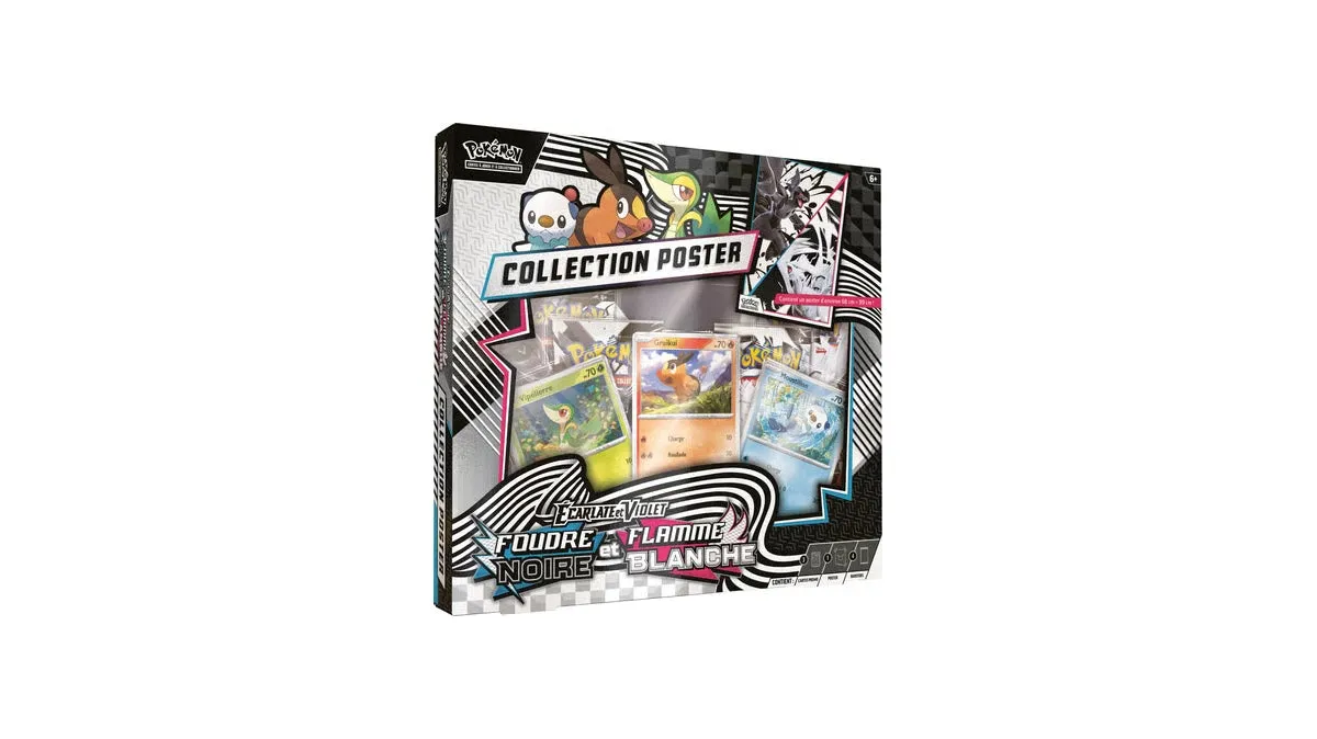 Pokémon Unys EV10.5 Collection poster 4 boosters scellé