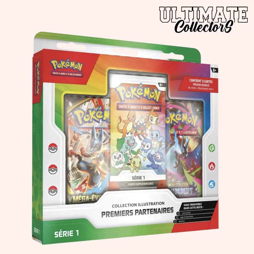 Pokémon Premiers Partenaires Série 1 coffret illustration français