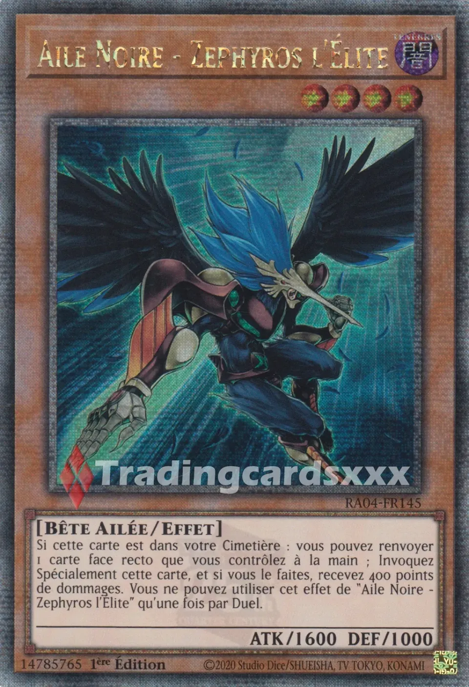 Yu-Gi-Oh! Aile Noire Zephyros l'Élite carte