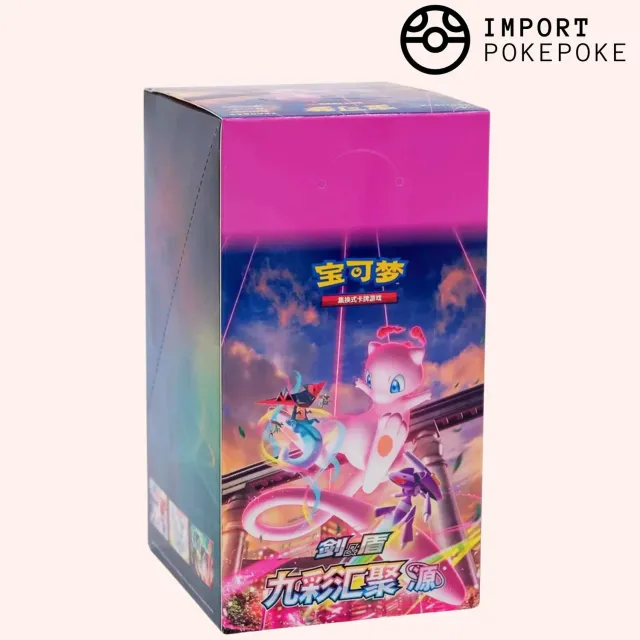 Pokémon Nine Colors Gathering CS4bC display 24 blisters Mew