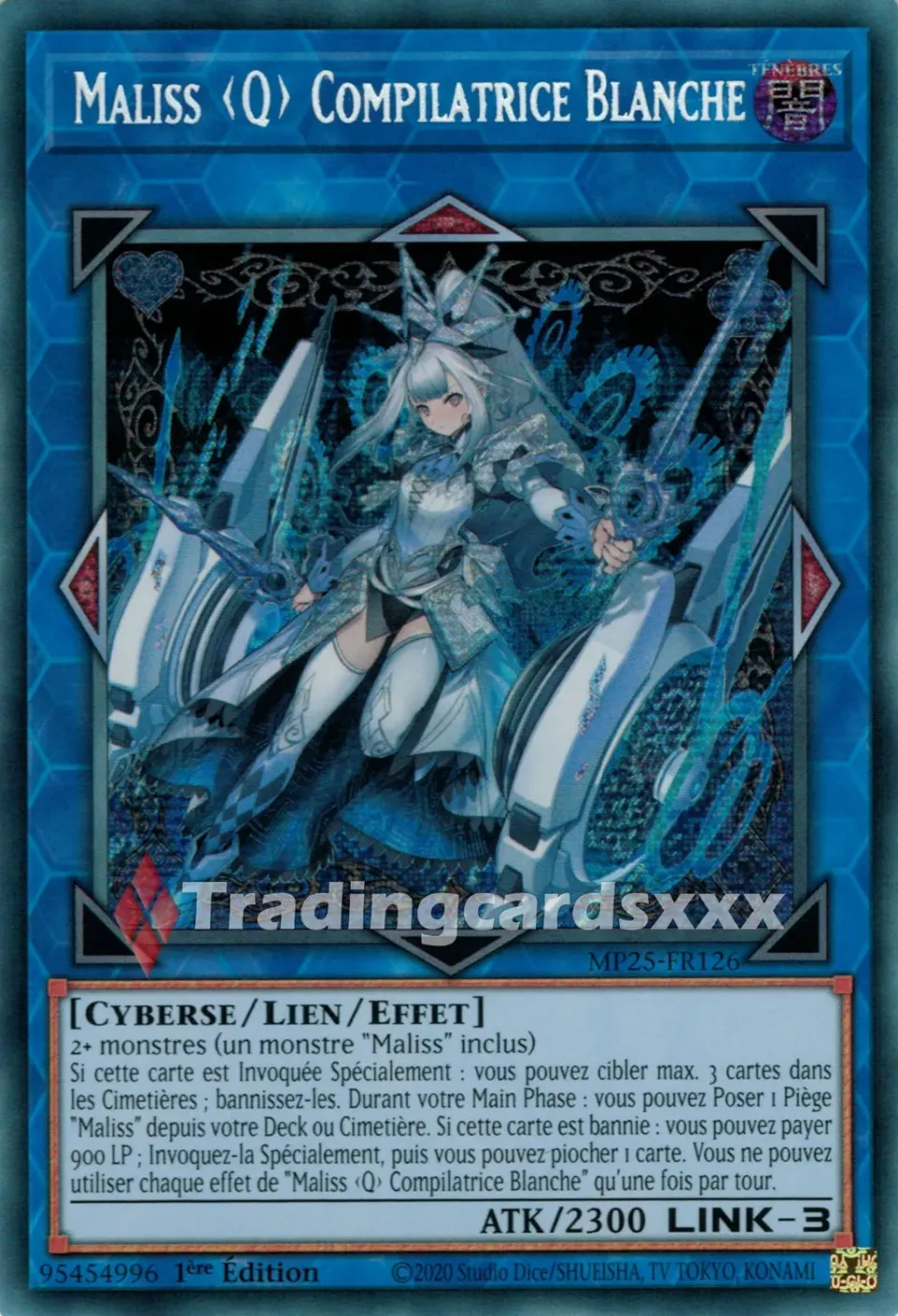 Yu-Gi-Oh! Compilatrice Blanche carte