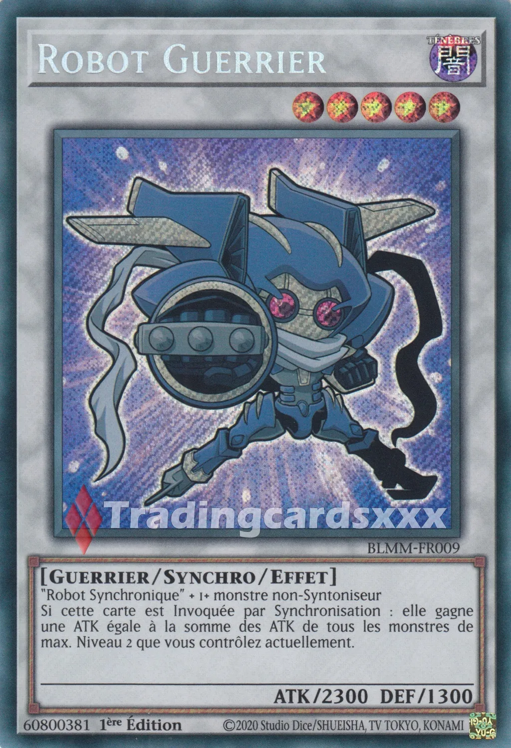 Yu-Gi-Oh! Robot Guerrier carte