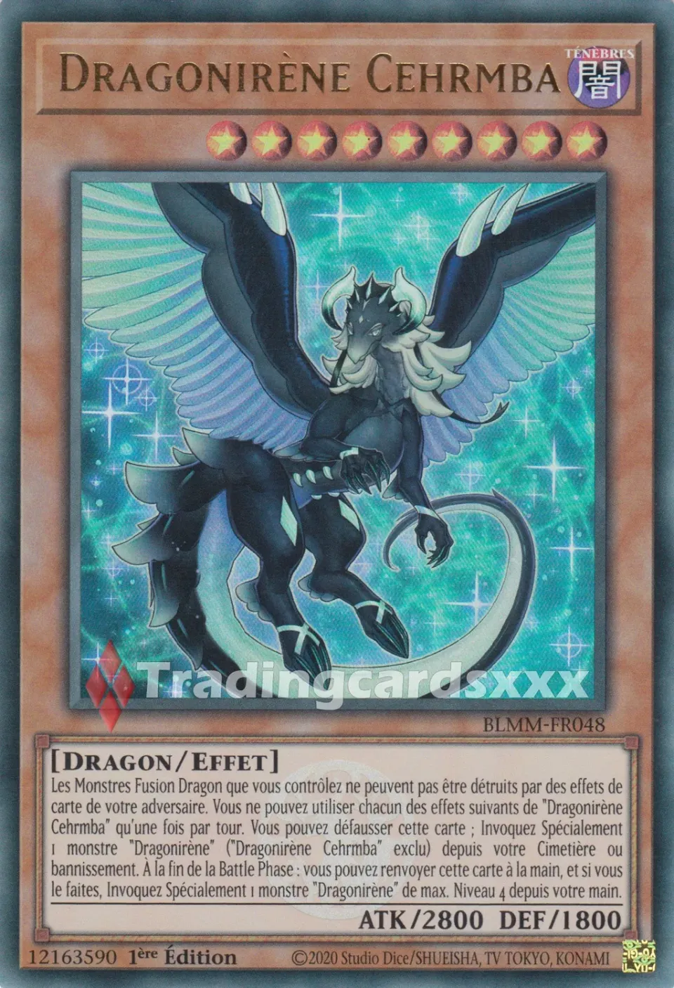 Yu-Gi-Oh! Dragonirène Cehrmba carte UR BLMM-FR048 Ultra Rare