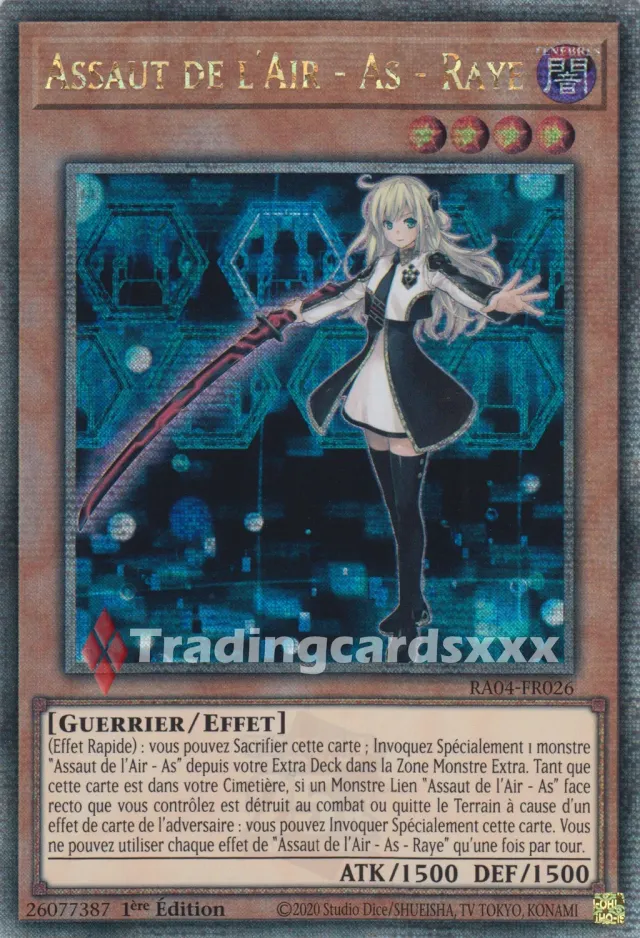 Yu-Gi-Oh! RA04 Assaut de l'Air As Raye carte QCSE