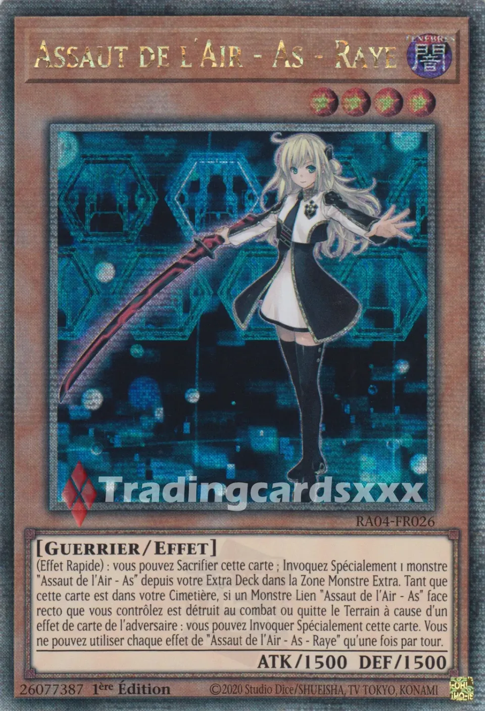 Yu-Gi-Oh! RA04 Assaut de l'Air As Raye carte QCSE