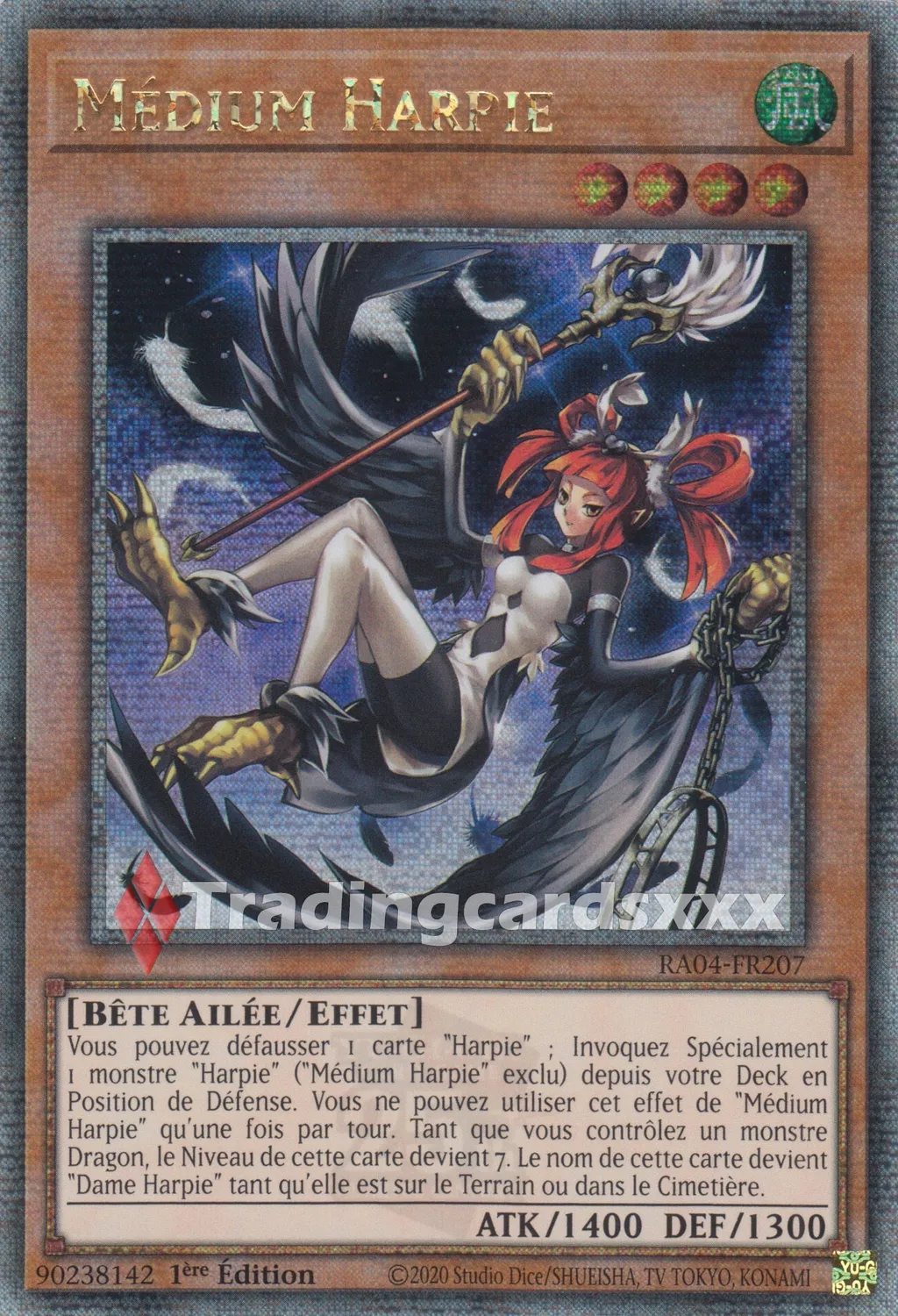 Yu-Gi-Oh! Médium Harpie carte RA04-FR207