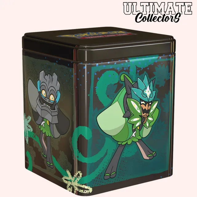 Pokémon Écarlate & Violet Tin Cube mars 2025 boîte 3 boosters