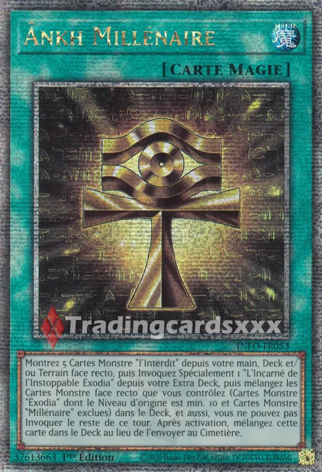 Yu-Gi-Oh! Ânkh Millénaire carte à l'unité