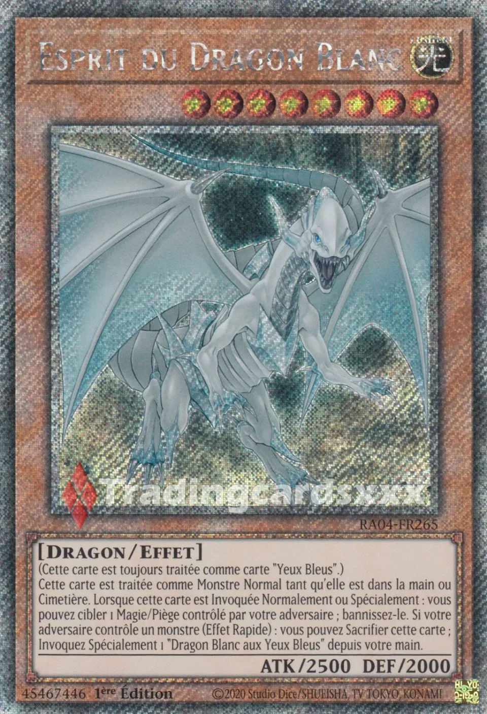 Yu-Gi-Oh! Esprit du Dragon Blanc carte à l'unité