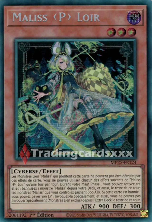Yu-Gi-Oh! 2025 Méga-Pack Maliss <P> Loir carte