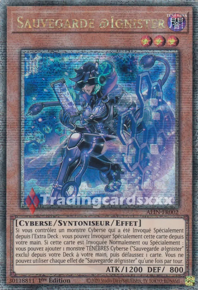 Yu-Gi-Oh! Sauvegarde @Ignister ALIN-FR002 carte 1ère édition