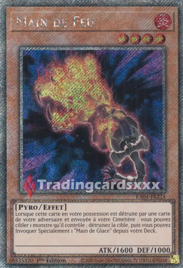 Yu-Gi-Oh! Main de Feu carte RA04-FR224