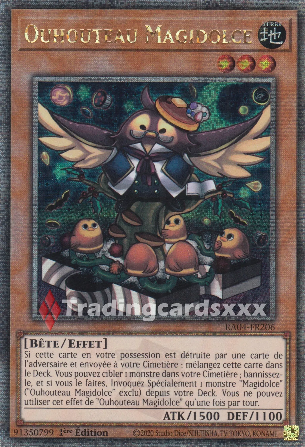 Yu-Gi-Oh! Ouhouteau Magidolce RA04-FR206 Carte Française