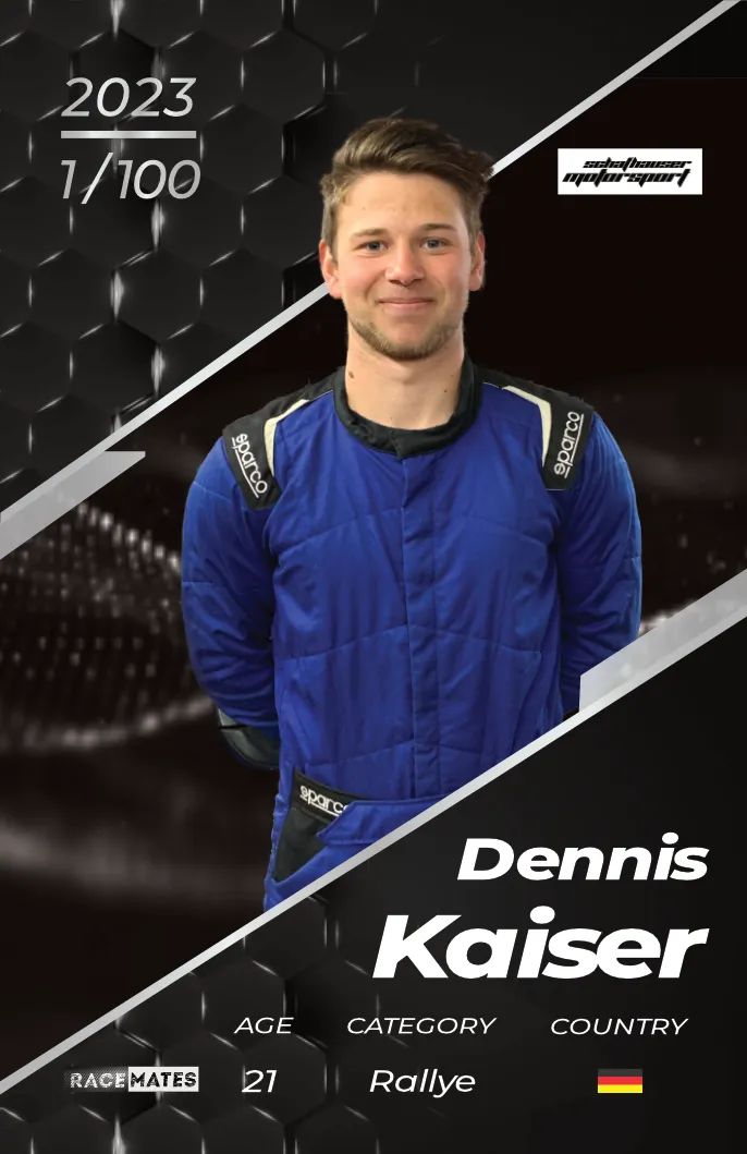 Racemates Dennis Kaiser carte collector rallye