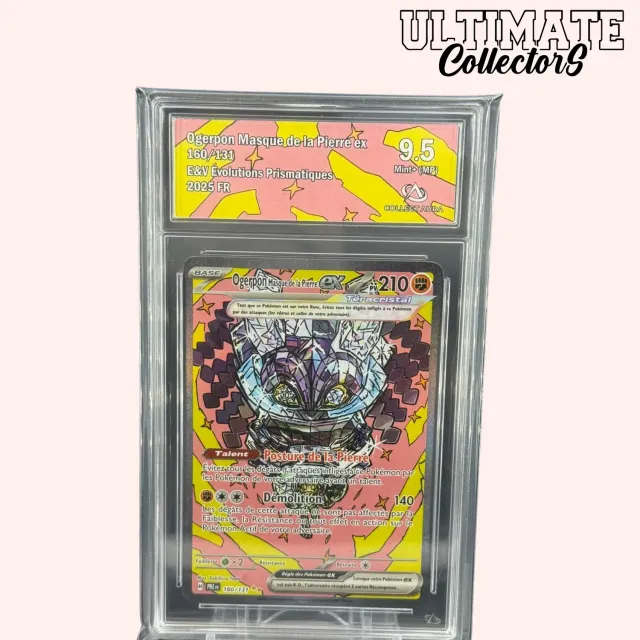 Hikaru Distribution Évolutions Prismatiques Ogerpon Masque de la Pierre ex 160/131 carte ALT française