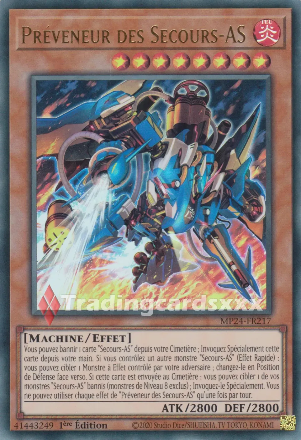 Yu-Gi-Oh! Préveneur des Secours-AS MP24-FR217 carte Ultra Rare